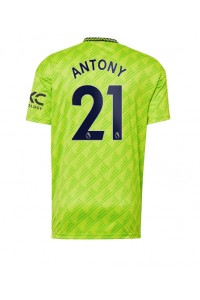 Manchester United Antony #21 Fotballdrakt Tredje Klær 2022-23 Korte ermer